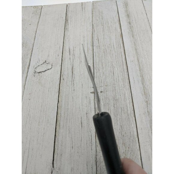 Vegetable Peeler Peeling 7" Stainless Steel 2 1/2" Blade Black Handle - Picture 7 of 7